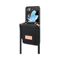 Capa Carteira Transversal Com Cordão E Compartimentos Para Cartões Vietao Para Samsung Galaxy Z Flip
