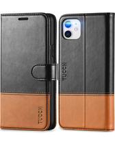 Capa Carteira TUCCH para iPhone 11 (6,1") com Bloqueio RFID - Preta
