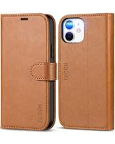 Capa Carteira TUCCH para iPhone 12/12 Pro (6,1") - Marrom Claro Capa Carteira TUCCH para iPhone 12/12 Pro (6,1") - Marrom Claro
