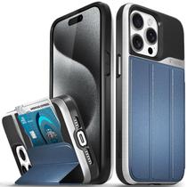 Capa Carteira VENA Commute para iPhone 15 Pro Max - Azul