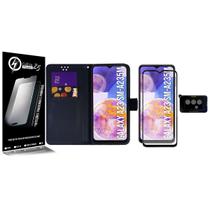 Capa Carteira + Vidro 3d + Pel Câmera compativel Galaxy A23 4G A235 6.6 - Cell In Power25