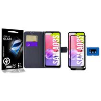 Capa Carteira + Vidro 3d + Pel Câmera Galaxy A03S A037 6.5 - Cell In Power25 Capa Carteira + Vidro 3d + Pel Câmera Galaxy A03S A037 6.5 - Cell In Power25