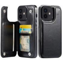 Capa Carteira Wefor para iPhone 11 6,1" em Couro PU com Porta-Cartões