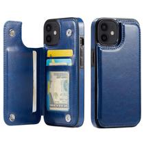 Capa Carteira Wefor para iPhone 11 em Couro PU Azul Capa Carteira Wefor para iPhone 11 em Couro PU Azul