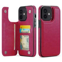 Capa carteira Wefor para iPhone 11 em couro PU com porta-cartões