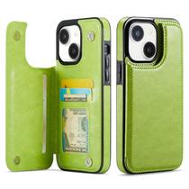 Capa carteira Wefor para iPhone 13 6,1" em couro PU com porta-cartões