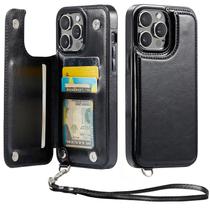 Capa Carteira Wefor para iPhone 13 Pro Max com RFID, Preta