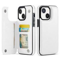 Capa Carteira Wefor para iPhone 15 6,1" em Couro PU Branco