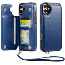 Capa Carteira Wefor para iPhone 16 Plus 6,7" com Bloqueio RFID e Suporte