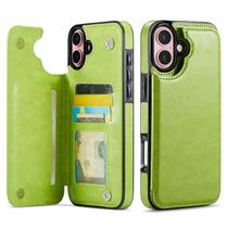 Capa Carteira Wefor para iPhone 16 Plus em Couro PU com Suporte