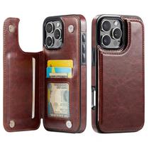 Capa Carteira Wefor para iPhone 16 Pro em Couro PU com Suporte Capa Carteira Wefor para iPhone 16 Pro em Couro PU com Suporte