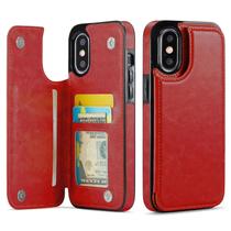 Capa Carteira Wefor para iPhone Xs Max em Couro PU Vermelha Capa Carteira Wefor para iPhone Xs Max em Couro PU Vermelha