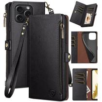 Capa Carteira XCasebar para iPhone 16 Pro (6.1") - Preta