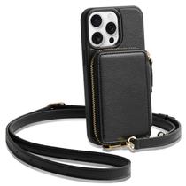 Capa Carteira ZVE para iPhone 15 Pro (6,1") - Com Porta-Cartões Capa Carteira ZVE para iPhone 15 Pro (6,1") - Com Porta-Cartões