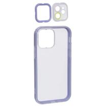 Capa Case 3 em 1 Transparente Compatível Iphone 12