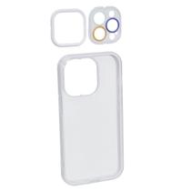 Capa Case 3 em 1 Transparente Compatível Iphone 13 Pro