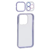 Capa Case 3 em 1 Transparente Compatível Iphone 13 Pro
