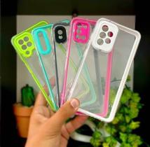 Capa Case 360 Transparente 3 em 1 Galaxy A01 Capinha