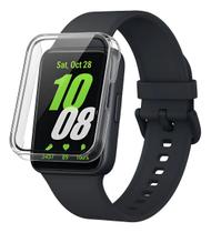 Capa Case 360º PC+Vidro Smartwatch Samsung Galaxy Fit 3 Proteção Total Capa Case 360º PC+Vidro Smartwatch Samsung Galaxy Fit 3 Proteção Total
