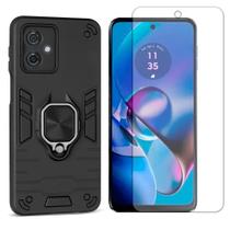 Capa Case Anel Para Motorola Moto G54 + Pelicula Hidrogel Capa Case Anel Para Motorola Moto G54 + Pelicula Hidrogel