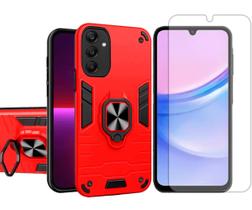 Capa Case Anel Para Samsung Galaxy A55 + Pelicula Hidrogel
