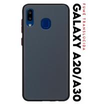 Capa Case Anti Impacto Acrílico Translucida Fumê Protetora para Galaxy A20 A205 / A30 A305 tela 6.4