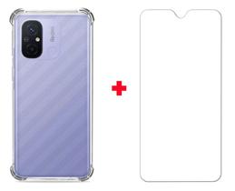 Capa Case Anti Impacto Compatível Redmi 12c + Pelicula Vidro Capa Case Anti Impacto Compatível Redmi 12c + Pelicula Vidro