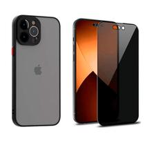 Capa Case Anti Impacto iPhone 14 Pro + Pelicula Privacidade