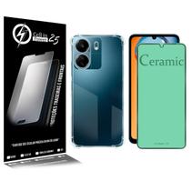 Capa Case Anti Impacto Para Redmi 13C 6.74 + Película De Ceramica - Cell In Power25