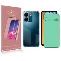 Capa Case Anti Impacto Para Redmi 13C 6.74 + Película De Ceramica - Luiza Cell25
