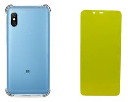 Capa Case Anti Impacto Para Redmi Note 6 Pro + Pelicula Gel