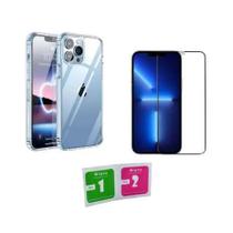 Capa Case Anti Impacto + Pelicula 3D P/ Iphone 13 Pro Max