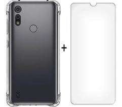 Capa Case Anti Impacto + Película Vidro Para Moto E6i / E6s