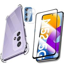 Capa Case Anti Impacto Samsung Galaxy M52 5G + Peli 5D + Cam - Inboxmobile