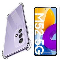 Capa Case Anti Impacto Samsung Galaxy M52 5G +Pelicula Vidro - Easy Case
