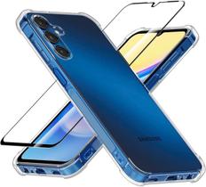 Capa Case Anti Impactos + Película de Vidro 3D 9D Compatível com Samsung Galaxy S24 Fe Capa Case Anti Impactos + Película de Vidro 3D 9D Compatível com Samsung Galaxy S24 Fe