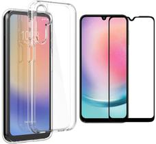 Capa Case Anti Queda Para Samsung Galaxy A24 + Película 9D