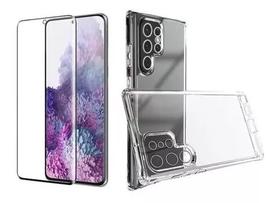 Capa Case Anti Queda Para Samsung Galaxy S23 Ultra + Pelicula 3d 9d - SM