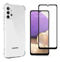 Capa Case Anti Queda Samsung Galaxy A32 + Pelicula 3d Vidro