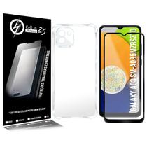 Capa Case Anti Shock E Película De Vidro 3d compativel Galaxy A03 A035 6.5 - Cell In Power25