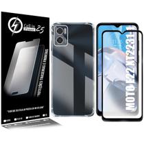 Capa Case Anti Shock E Película De Vidro 3d Compatível Moto E22 XT2239 6.5 - Cell In Power25