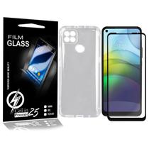 Capa Case Anti Shock E Película De Vidro 3d Moto G9 Power XT2097 6.78 - Cell In Power25 Capa Case Anti Shock E Película De Vidro 3d Moto G9 Power XT2097 6.78 - Cell In Power25