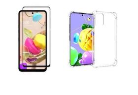 Capa Case Anti Shock LG K52 + Película Vidro 3D Capa Case Anti Shock LG K52 + Película Vidro 3D
