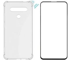 Capa Case Anti Shock Para LG K61 6.5 + Película 5d / 3d /9d Capa Case Anti Shock Para LG K61 6.5 + Película 5d / 3d /9d