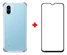 Capa Case Anti Shock + Pelicula Vidro 3d Para Redmi A2+ Plus Capa Case Anti Shock + Pelicula Vidro 3d Para Redmi A2+ Plus