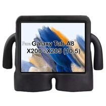 Capa Case Anti Shock Tablet P/ Galaxy Tab A8 X200 X205 10.5 infantil silicone