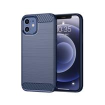 Capa Case Apple iPhone 12 Mini (Tela 5.4) Carbon Fiber Anti Impacto - Mini Box