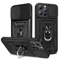 Capa Case Apple iPhone 16 Pro Max (Tela 6.9) Shield Dupla Camada Com Stand e Anel - Mini Box