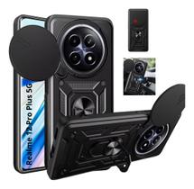 Capa Case Armor Militar Realme 12 Pro Plus 5g Anti Impacto Proteção De Câmera Anel 360 Suporte Imã