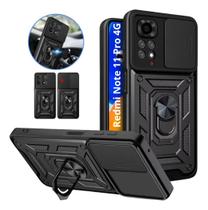 Capa Case Armor Militar Redmi Note 11 Pro 4g Anti Impacto Proteção De Câmera Anel 360 Suporte e Imã Capa Case Armor Militar Redmi Note 11 Pro 4g Anti Impacto Proteção De Câmera Anel 360 Suporte e Imã